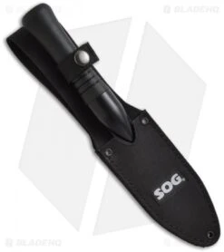 SOG Spirit Fixed Blade Knife + Nylon Sheath (4.25" Black) FS-01 7 SOG Spirit Fixed Blade Knife + Nylon Sheath (4.25" Black) FS-01 -SOG Sales Store sog spirit fs01 n sheath