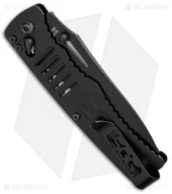 SOG Targa Tanto Folding Knife Black (3.50" Black) TG1002-BX 6 SOG Targa Tanto Folding Knife Black (3.50" Black) TG1002-BX -SOG Sales Store sog targa black tg1002 bx side cm