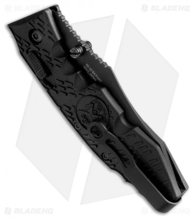 SOG Toothlock Folding Knife Black GRN (3.125" Black Serr) TK-04 4 SOG Toothlock Folding Knife Black GRN (3.125" Black Serr) TK-04 - Image 2
